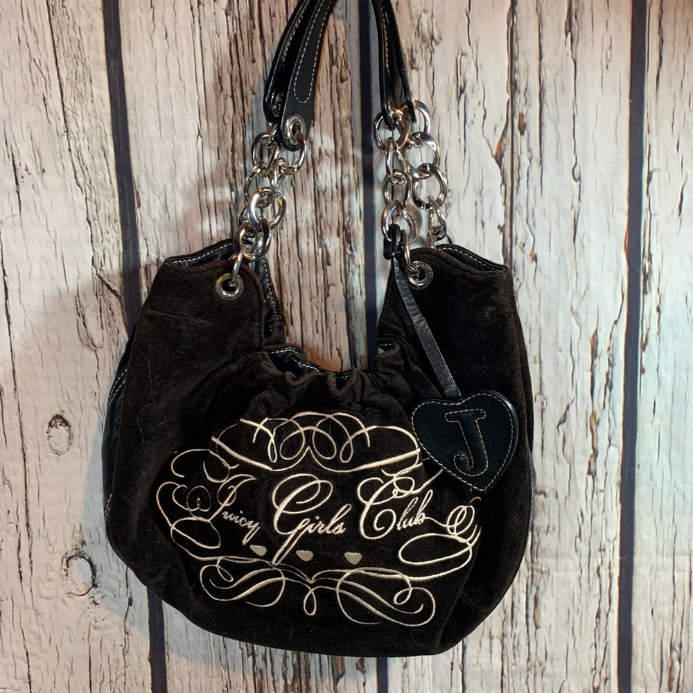 Juicy Purse Brown velour ,.. cute bag !!